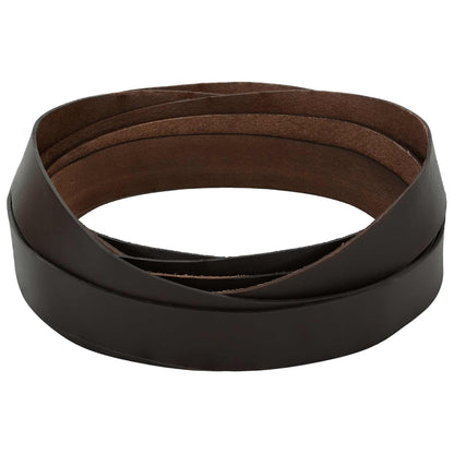 Leather Strap Dark Brown 500 x 4 cm Leather