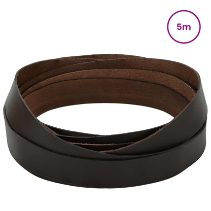 Leather Strap Dark Brown 500 x 4 cm Leather