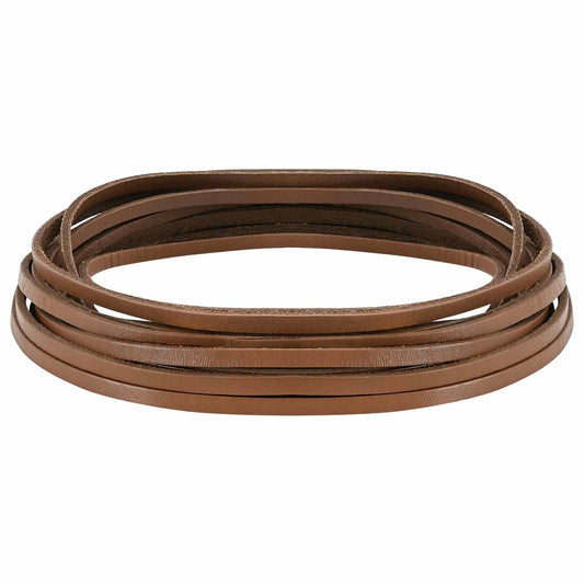 Leather Strap Brown 200 x 0.3 cm Leather