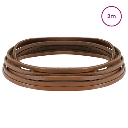 Leather Strap Brown 200 x 0.4 cm Leather