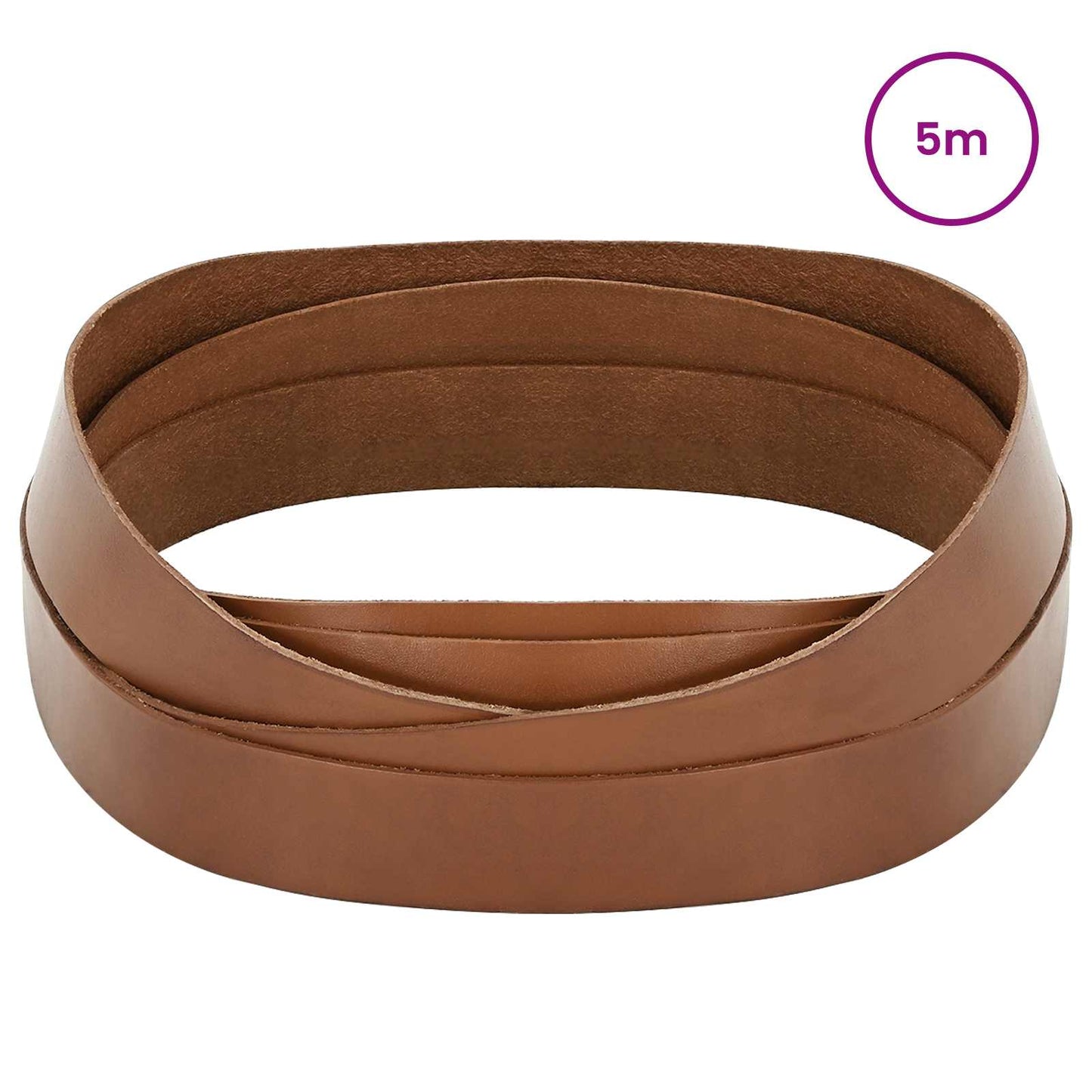 Leather Strap Brown 500 x 4 cm Leather