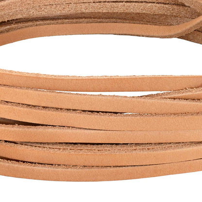 Leather Strap Light Brown 200 x 0.3 cm Leather