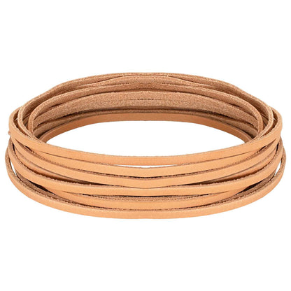 Leather Strap Light Brown 200 x 0.3 cm Leather