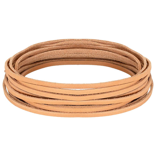 Leather Strap Light Brown 200 x 0.3 cm Leather