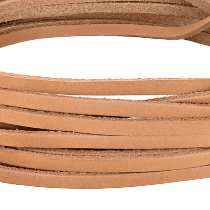 Leather Strap Light Brown 200 x 0.4 cm Leather
