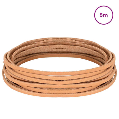 Leather Strap Light Brown 500 x 0.4 cm Leather