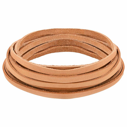 Leather Strap Light Brown 500 x 0.6 cm Leather