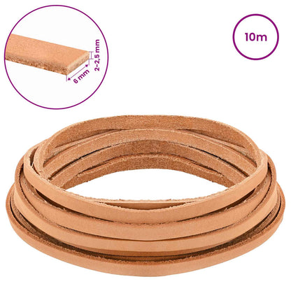 Leather Strap Light Brown 1000 x 0.6 cm Leather