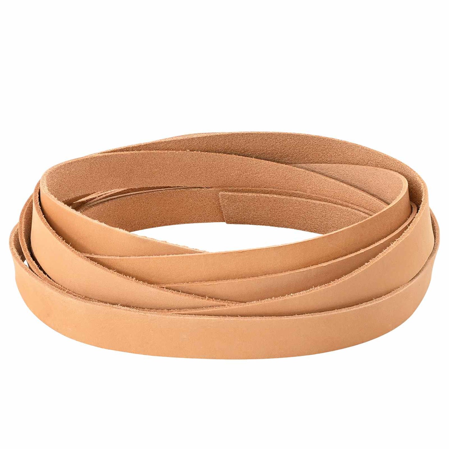 Leather Strap Light Brown 200 x 1 cm Leather