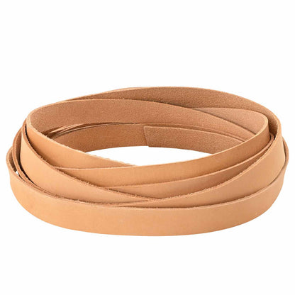 Leather Strap Light Brown 200 x 1 cm Leather