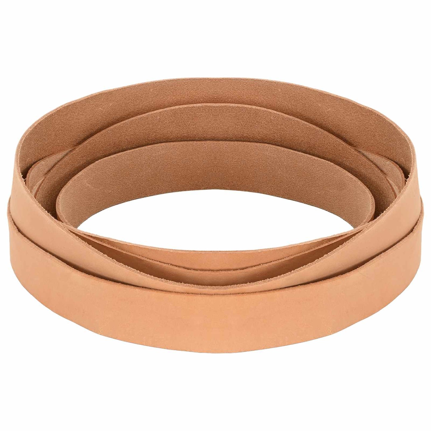Leather Strap Light Brown 200 x 2.5 cm Leather