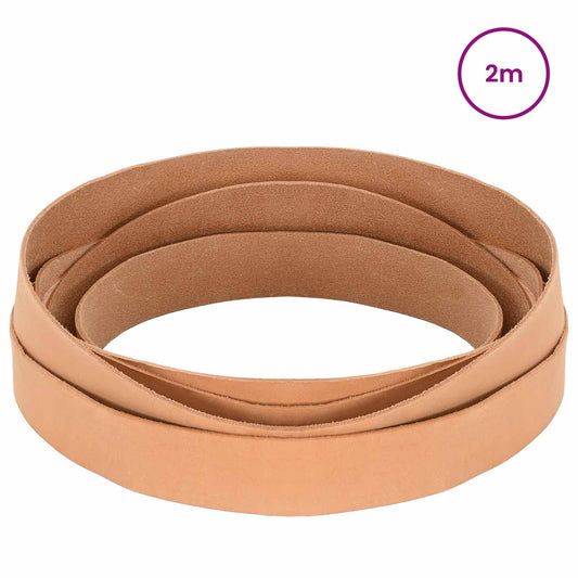 Leather Strap Light Brown 200 x 3.5 cm Leather