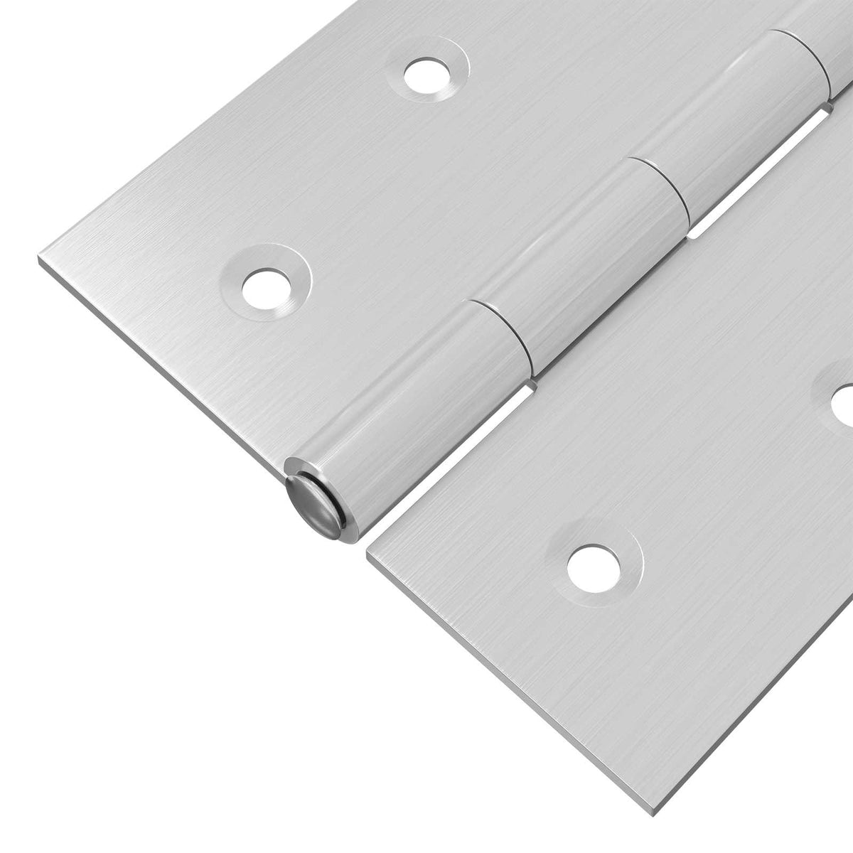 Hinge 48 pcs 100 x 70 x 8 mm Silver Steel