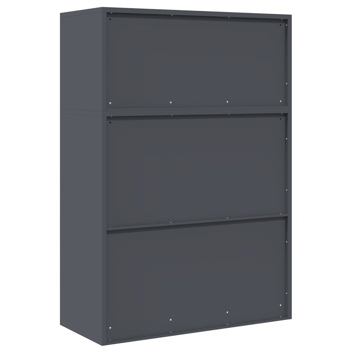 Storage Cabinet 2 pcs Anthracite 90 x 40 x 130 cm Steel