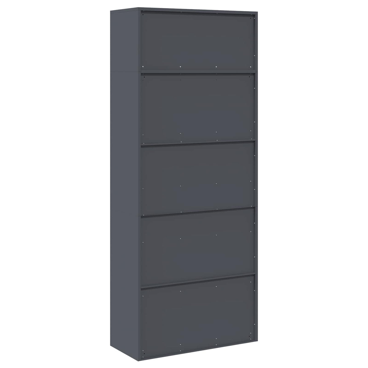 Storage Cabinet 2 pcs Anthracite 90 x 40 x 220 cm Steel