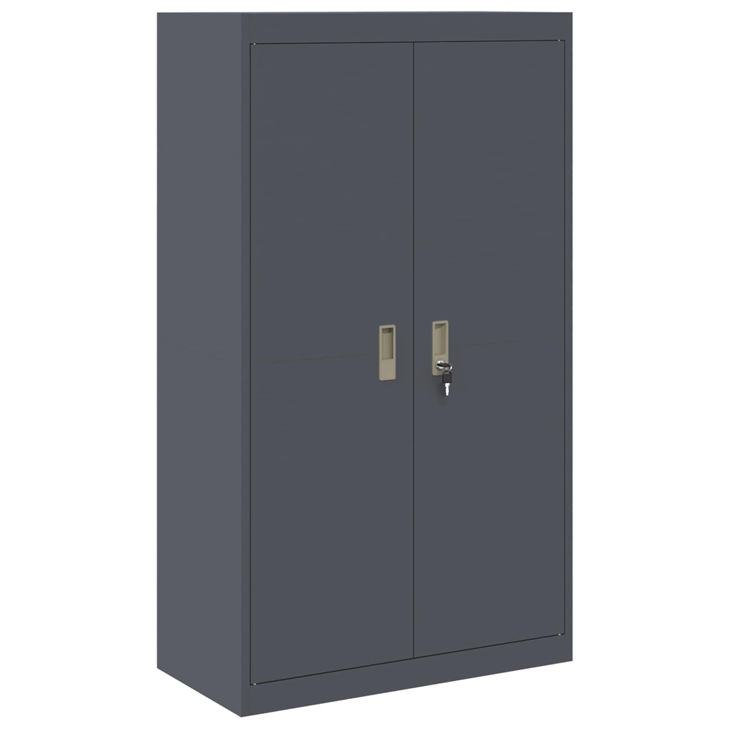 Storage Cabinet 2 pcs Anthracite 80 x 40 x 180 cm Steel
