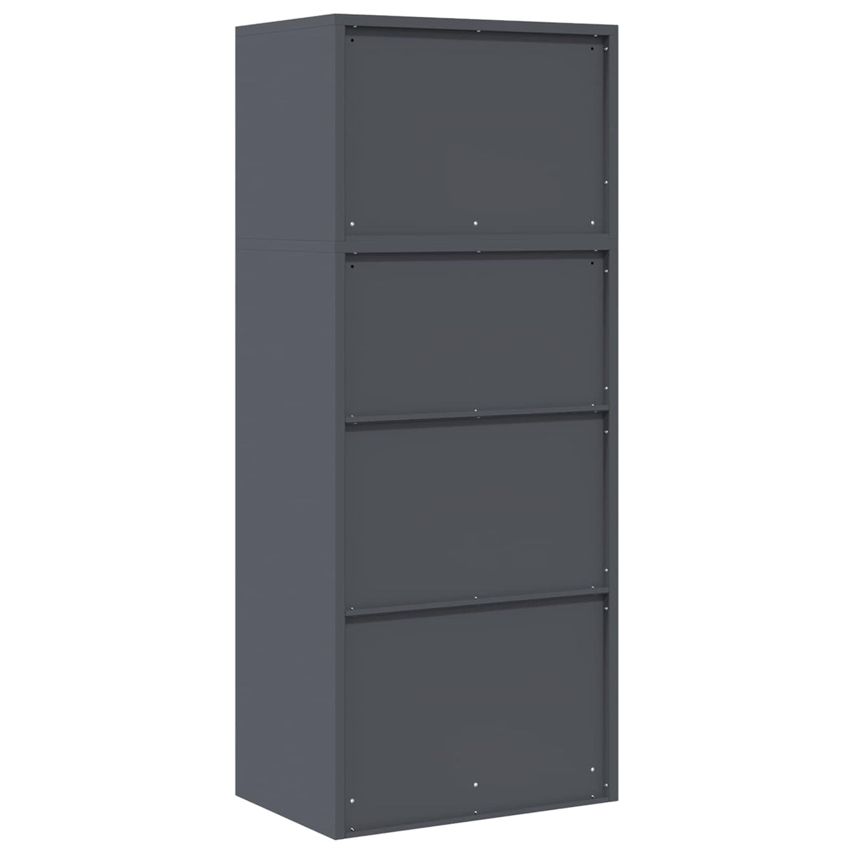 Storage Cabinet 2 pcs Anthracite 60 x 40 x 145 cm Steel