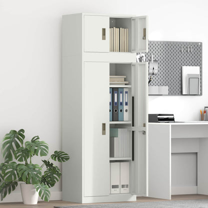 Storage Cabinet 2 pcs 60 x 40 x 180 cm Steel Lockable