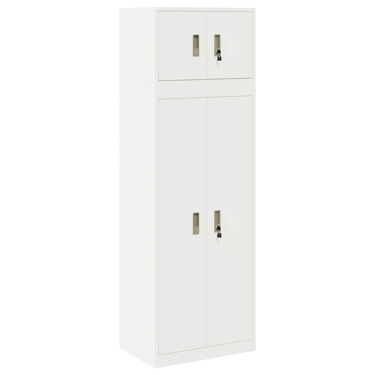 Storage Cabinet 2 pcs 60 x 40 x 180 cm Steel Lockable