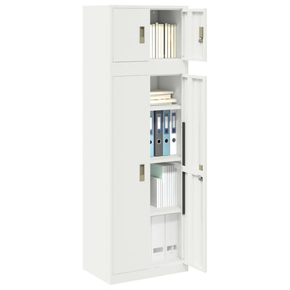 Storage Cabinet 2 pcs 60 x 40 x 180 cm Steel Lockable