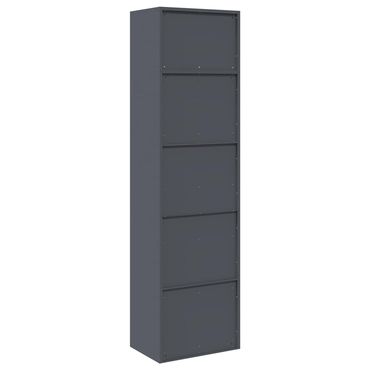 Storage Cabinet 2 pcs Anthracite 60 x 40 x 220 cm Steel