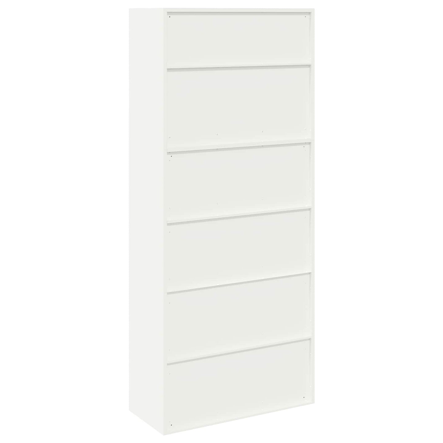 Storage Cabinet 2 pcs White 90 x 40 x 210 cm Steel Lockable
