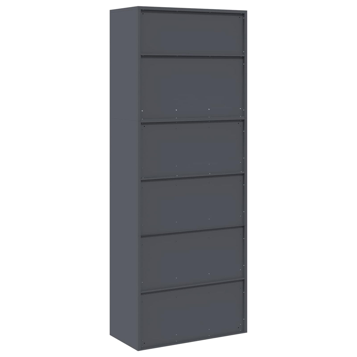 Storage Cabinet 2 pcs Anthracite 80 x 40 x 210 cm Steel