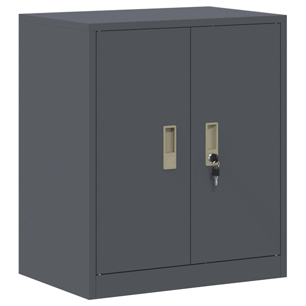 Storage Cabinet 2 pcs Anthracite 60 x 40 x 175 cm Steel