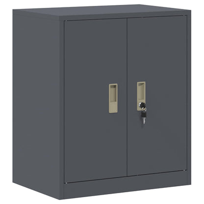 Storage Cabinet 2 pcs Anthracite 60 x 40 x 175 cm Steel