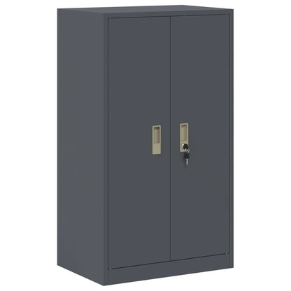 Storage Cabinet 2 pcs Anthracite 60 x 40 x 175 cm Steel