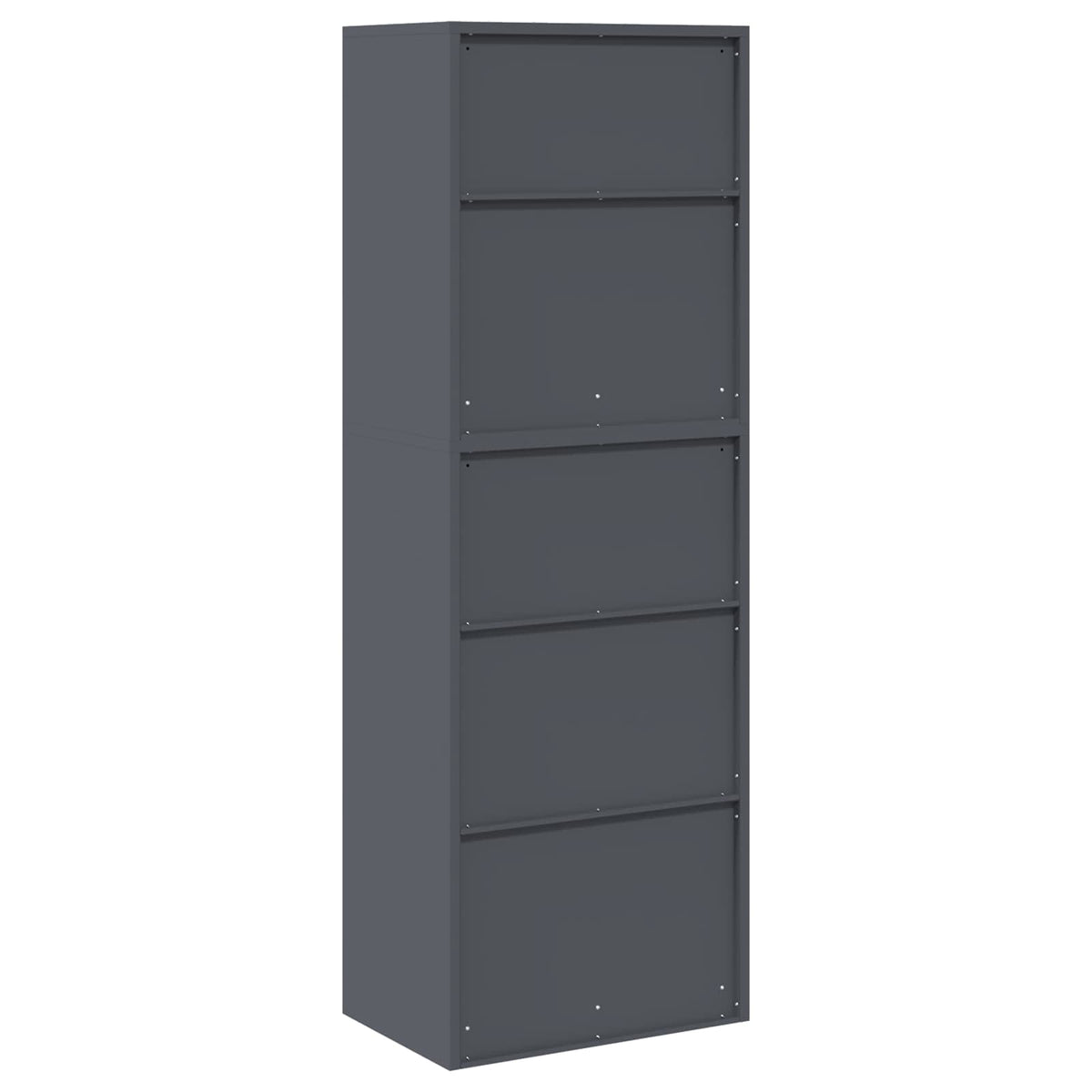 Storage Cabinet 2 pcs Anthracite 60 x 40 x 175 cm Steel