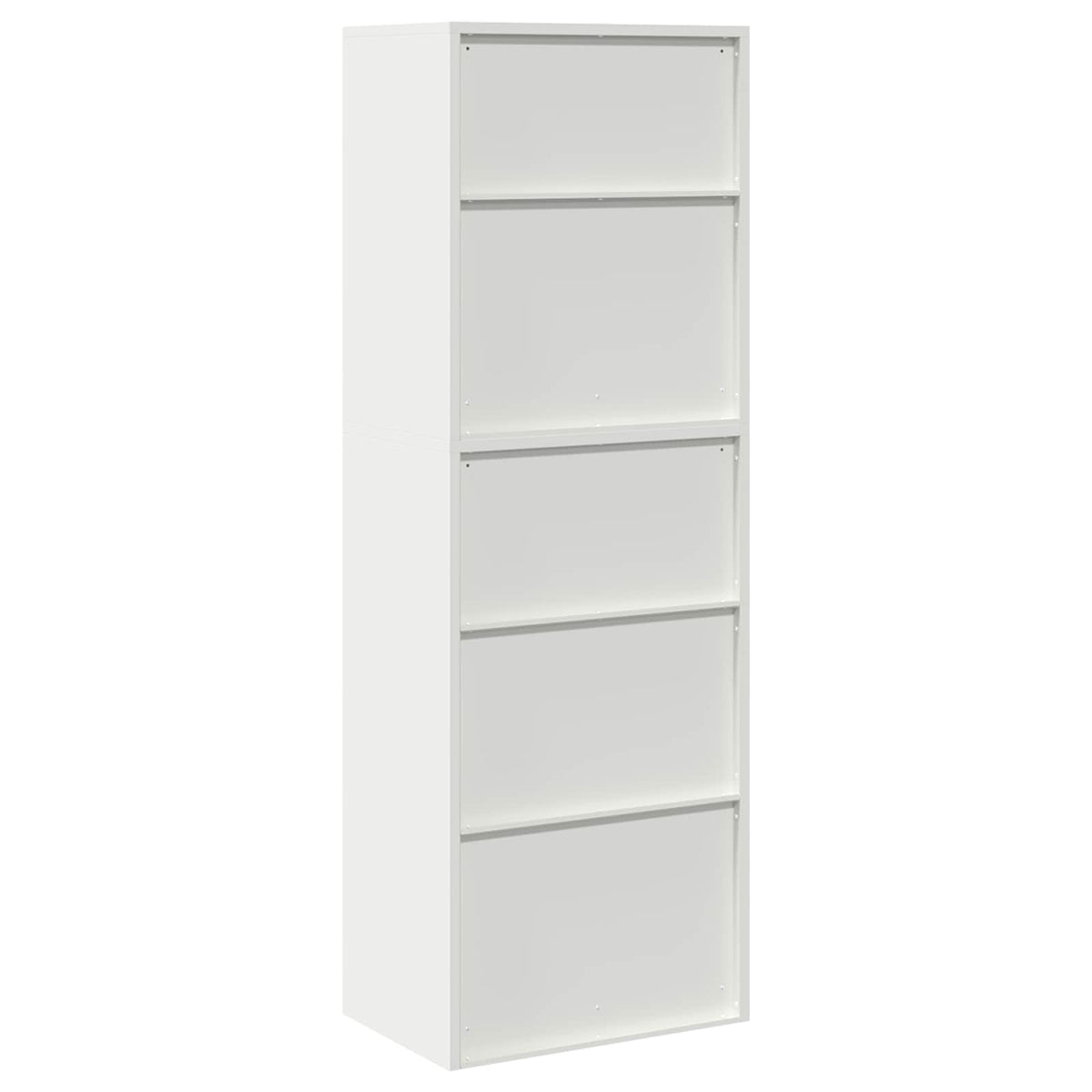 Storage Cabinet 2 pcs White 60 x 40 x 175 cm Steel Lockable