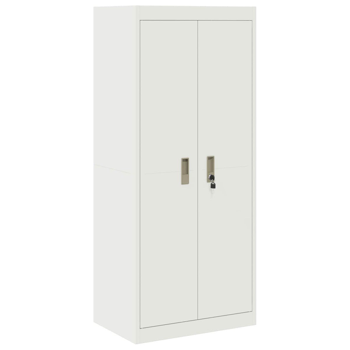 Storage Cabinet 2 pcs 60 x 40 x 210 cm Steel Lockable
