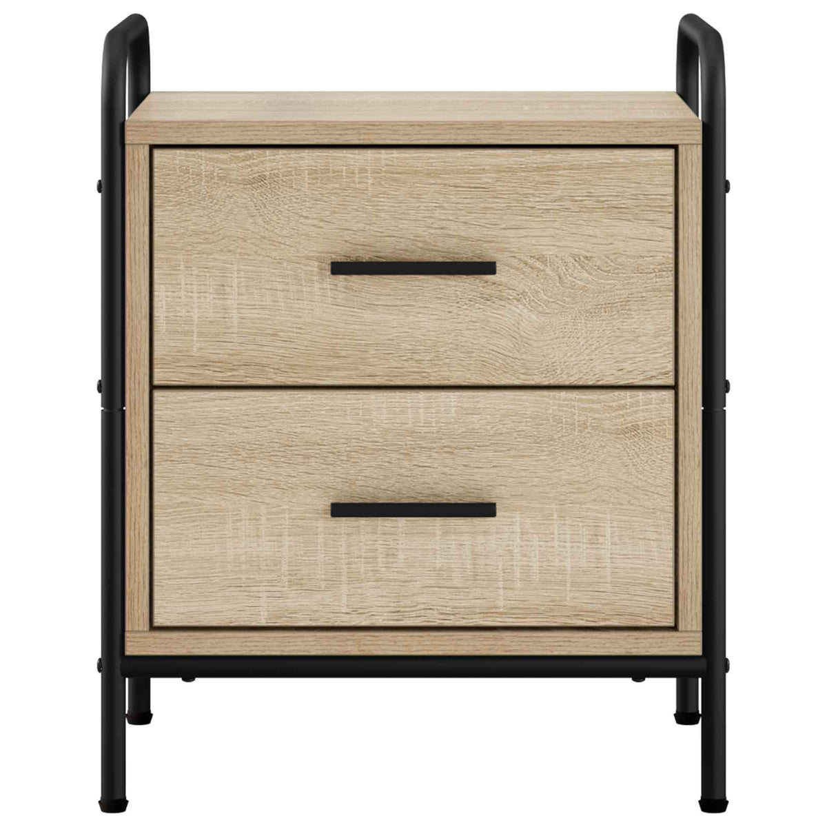 Bedside Cabinet 2 pcs Sonoma Oak 40 x 30 x 50 cm