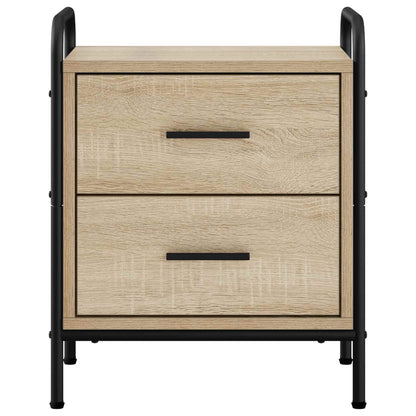 Bedside Cabinet 2 pcs Sonoma Oak 40 x 30 x 50 cm