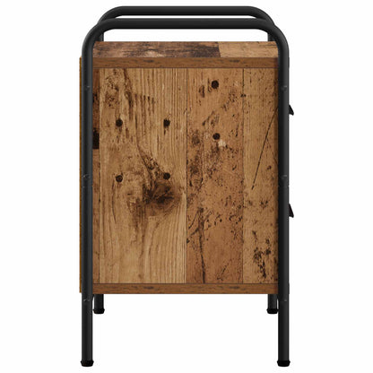 Bedside Cabinet 2 pcs Old Wood 40 x 30 x 50 cm Engineered Wood