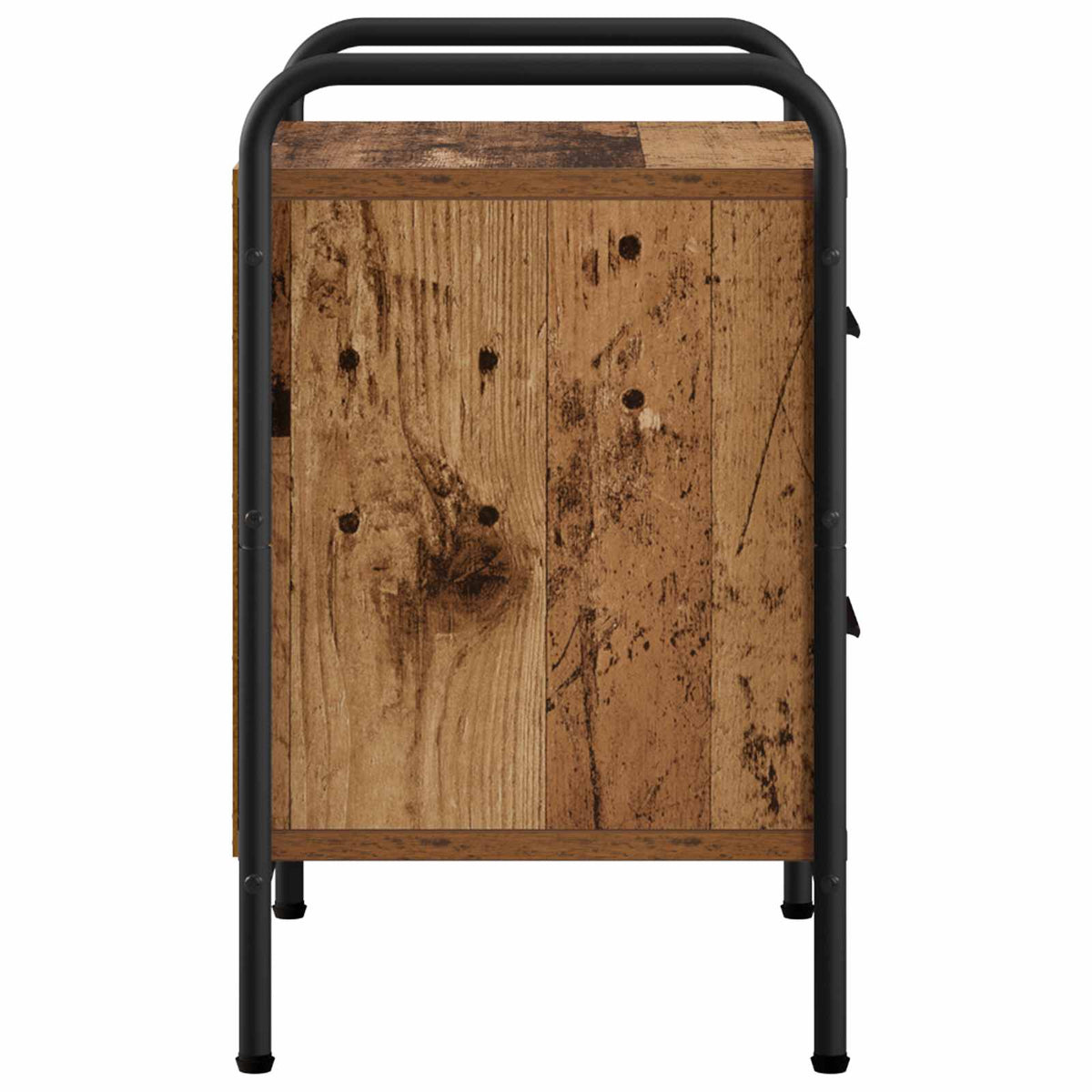 Bedside Cabinet 2 pcs Old Wood 40 x 30 x 50 cm Engineered Wood