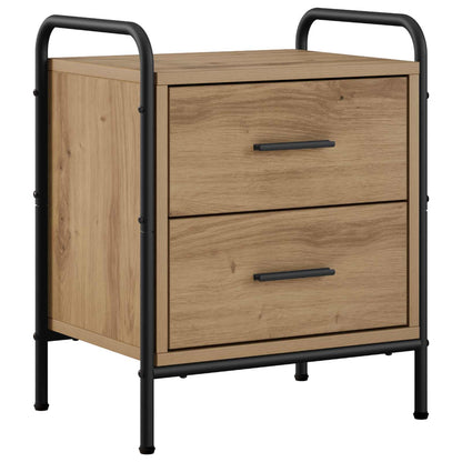 Bedside Cabinet 2 pcs Artisan Oak 40 x 30 x 50 cm