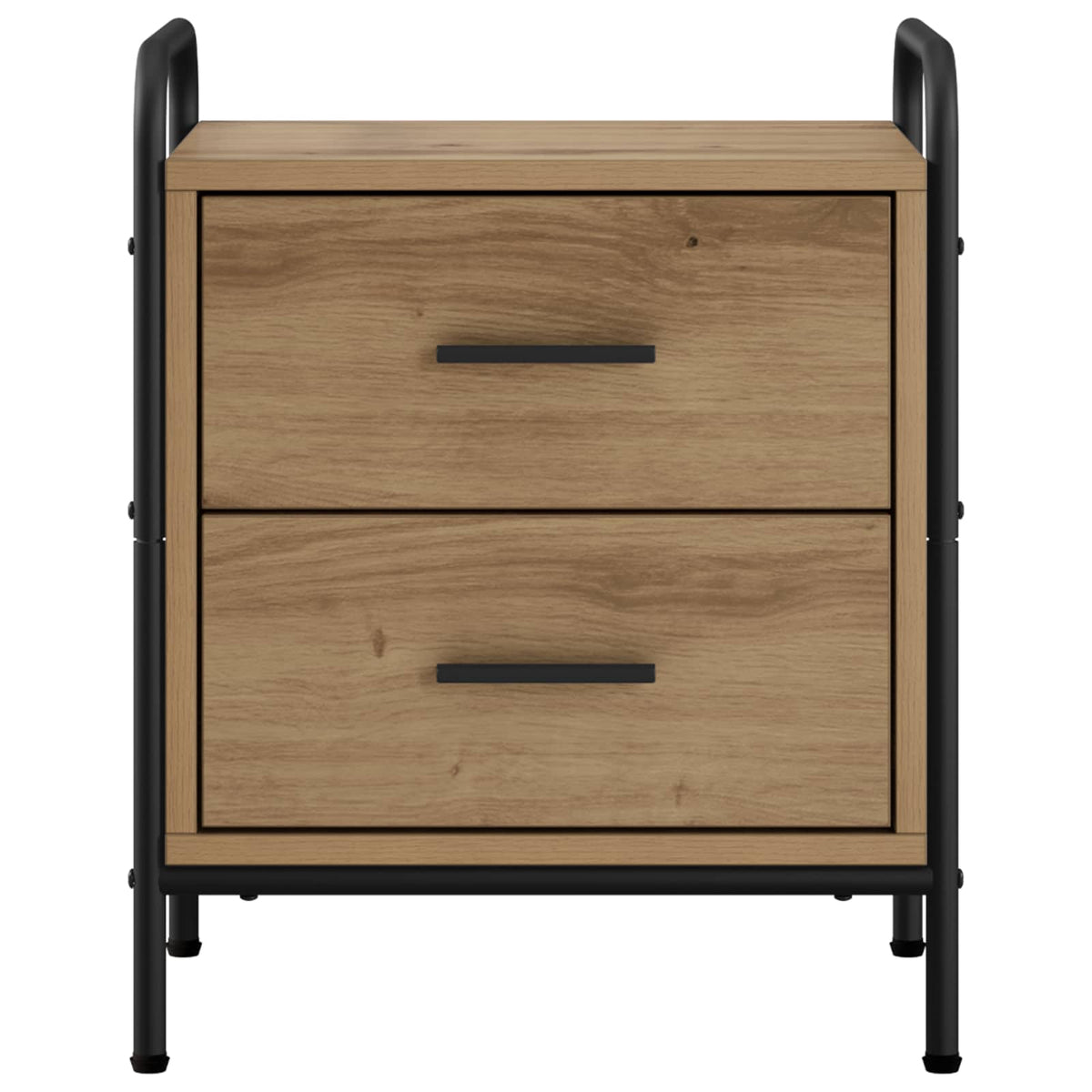 Bedside Cabinet 2 pcs Artisan Oak 40 x 30 x 50 cm