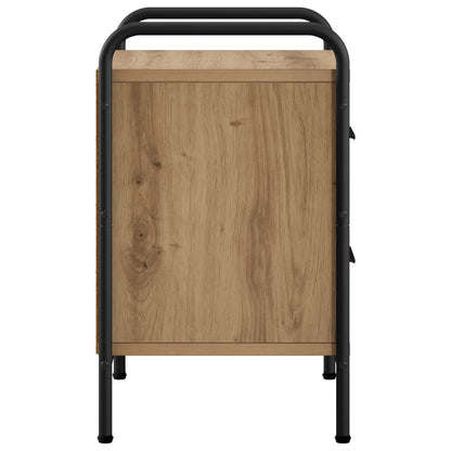 Bedside Cabinet 2 pcs Artisan Oak 40 x 30 x 50 cm