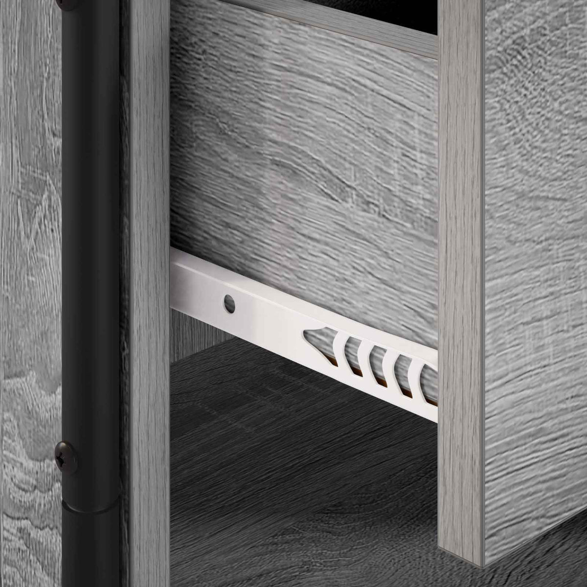 Bedside Cabinet 2 pcs Grey Sonoma 40 x 30 x 50 cm