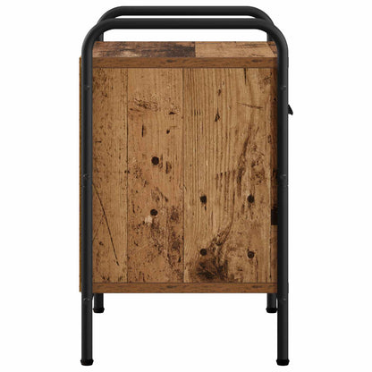 Bedside Cabinet 2 pcs Old Wood 40 x 30 x 50 cm Engineered Wood