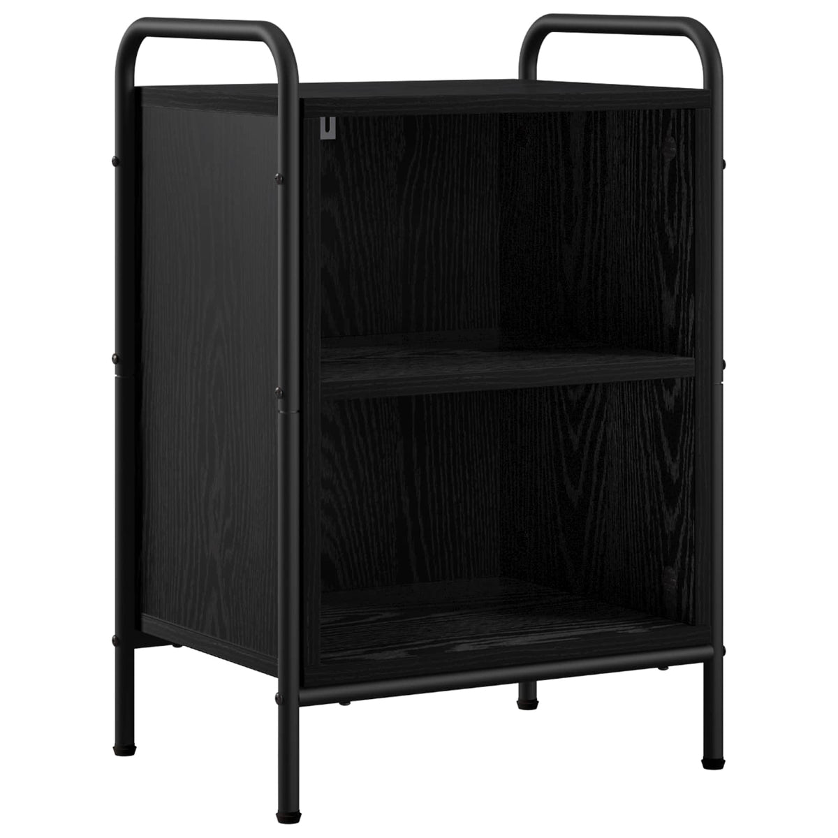Bedside Cabinet 2 pcs Black Oak 40 x 30 x 60 cm Engineered Wood