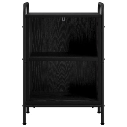 Bedside Cabinet 2 pcs Black Oak 40 x 30 x 60 cm Engineered Wood