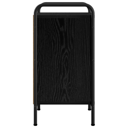 Bedside Cabinet 2 pcs Black Oak 40 x 30 x 60 cm Engineered Wood