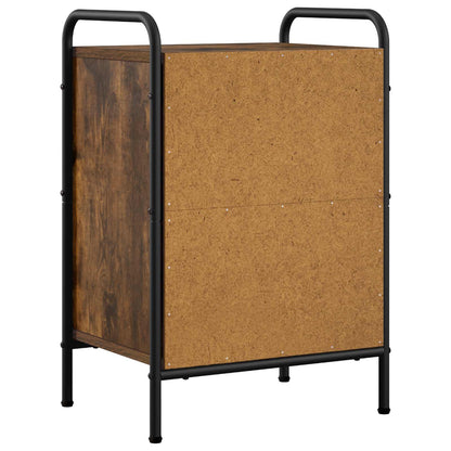 Bedside Cabinet 2 pcs Smoked Oak 40 x 30 x 60 cm