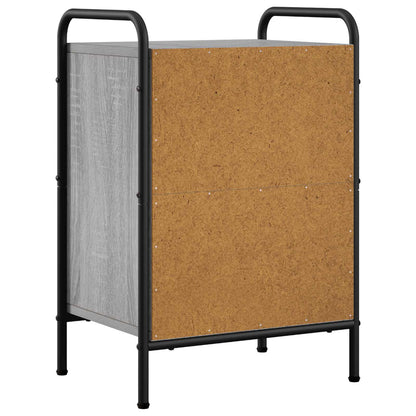 Bedside Cabinet Grey Sonoma 40 x 30 x 60 cm Engineered Wood