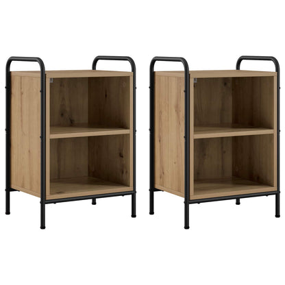 Bedside Cabinet 2 pcs Artisan Oak 40 x 30 x 60 cm