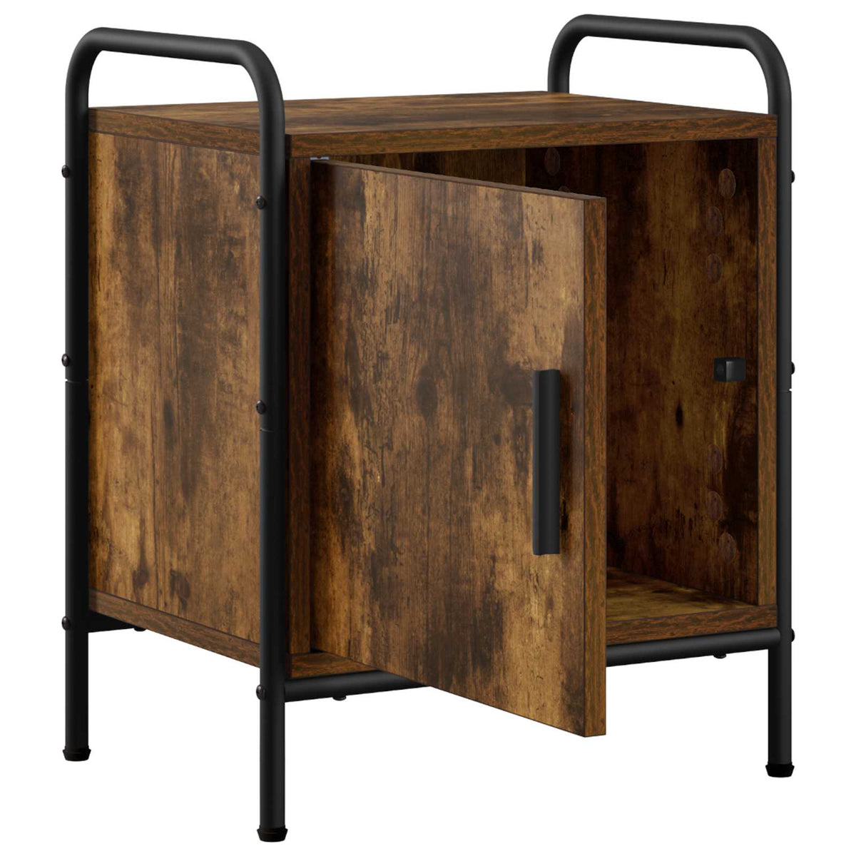 Bedside Cabinet 2 pcs Smoked Oak 40 x 30 x 50 cm