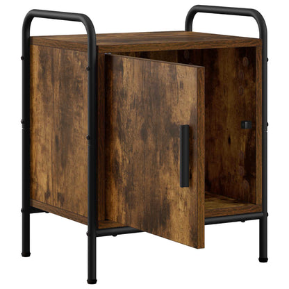 Bedside Cabinet 2 pcs Smoked Oak 40 x 30 x 50 cm